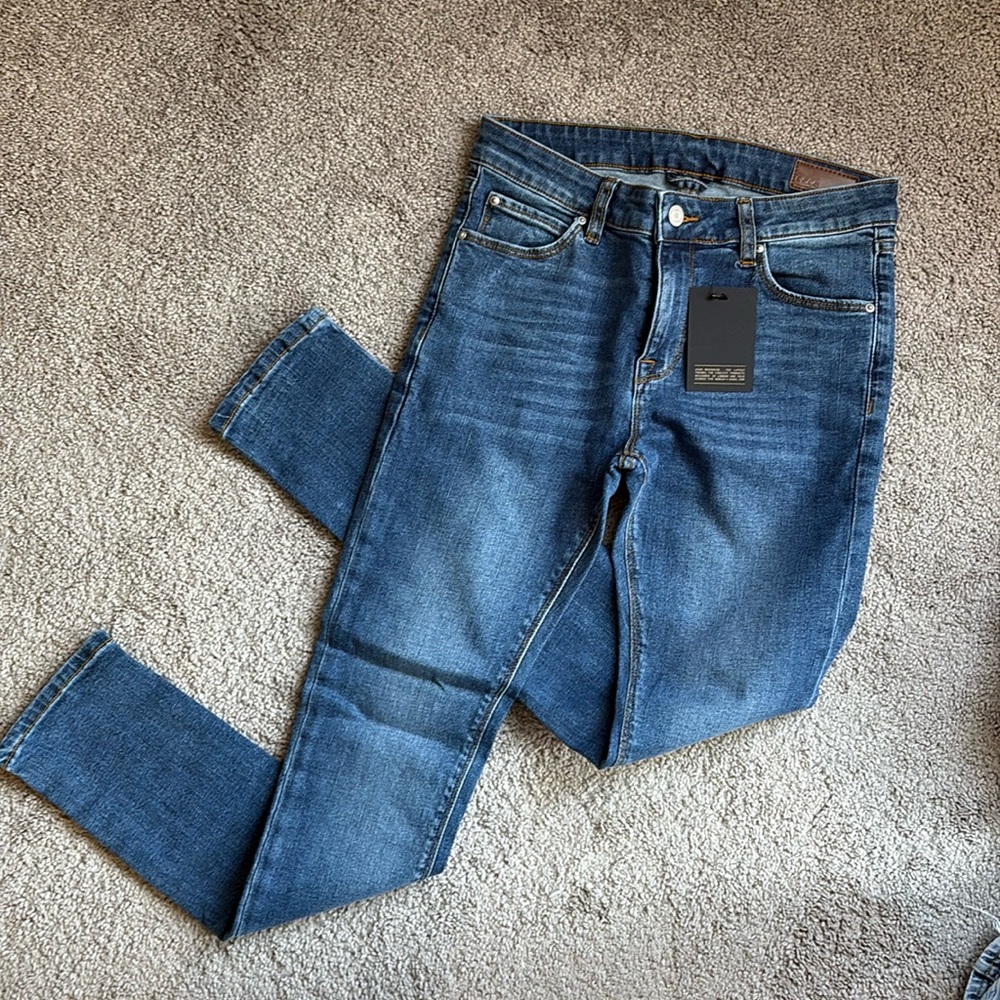 Men’s dark wash skinny asos jeans
